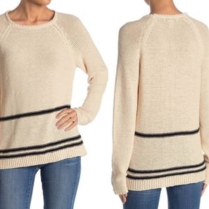 Magaschoni size large cable knit sweater